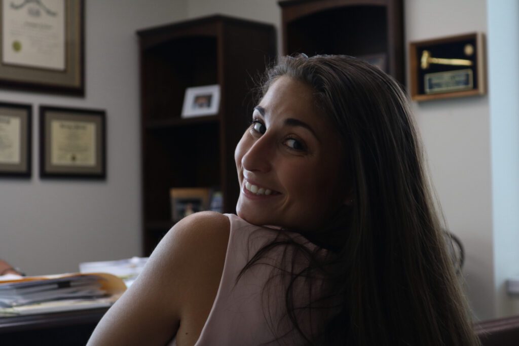 a smiling paralegal